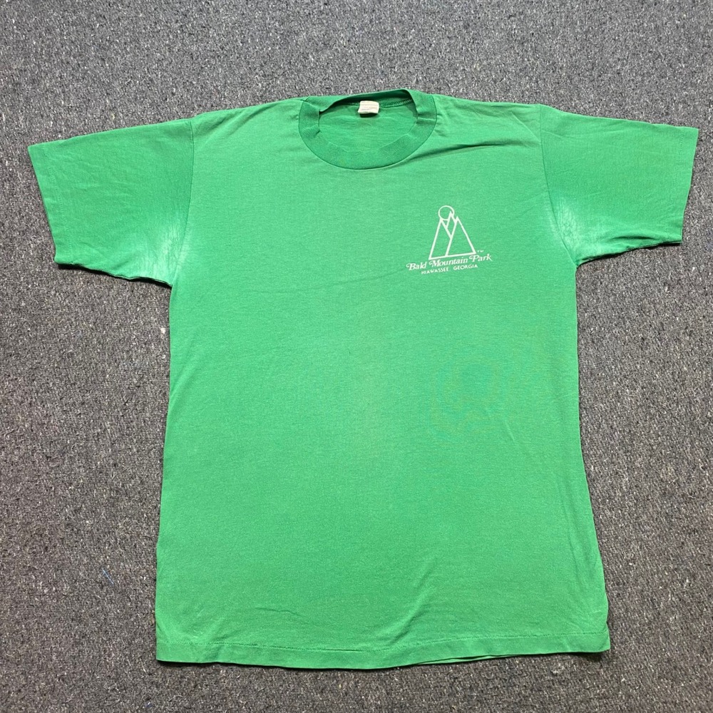 Gulf Coast Sportswear Bald Mountain Park TShirt Sz XL Mens Green Vintage Georgia